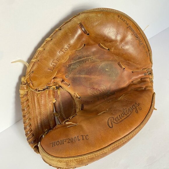 Vintage Rawlings Catchers Mitt Right Hand Throw Glove HOH 200 Professional CEB01